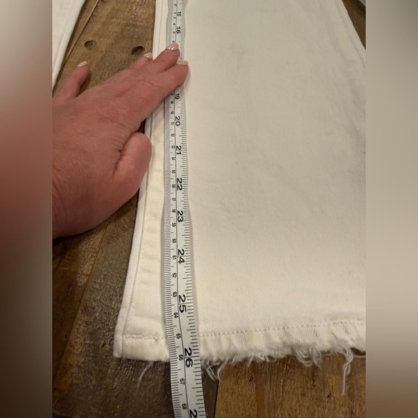 Dale Of Norway DAZE Denim Shy Girl Marshmallow White Distressed Jeans 26 Size 26" / US 2 / IT 38 - 10 Thumbnail