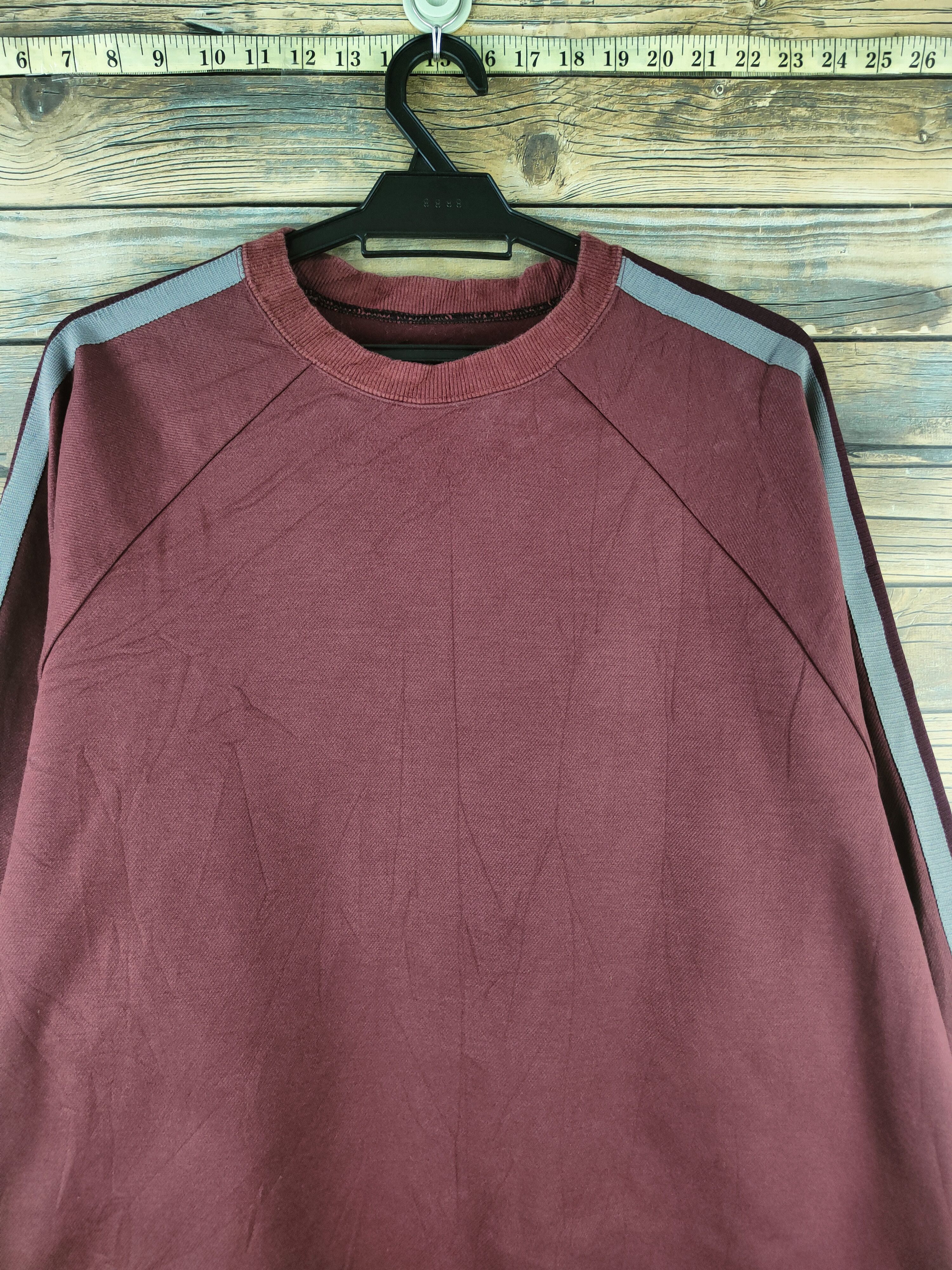 Japanese Brand Vintage & Retro Beams Maroon Sweatshirts Size US L / EU 52-54 / 3 - 2 Thumbnail