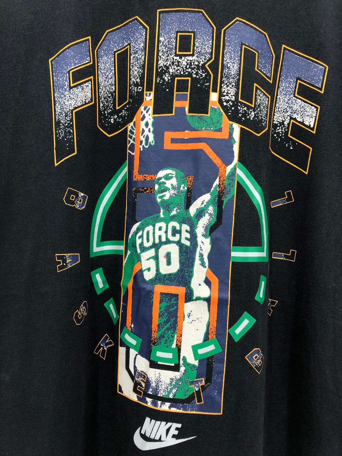 NBA × Nike × Vintage Vintage 90's Nike David Robinson FORCE Shirt NBA BN Size US L / EU 52-54 / 3 - 3 Thumbnail