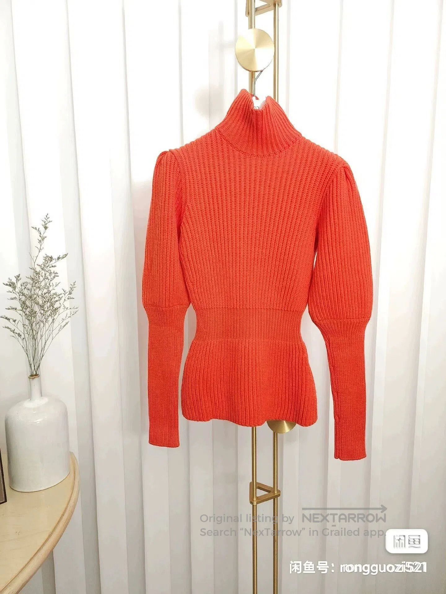 Dior dior orange turtleneck sweater with stretch. Size US M / EU 48-50 / 2 - 1 Thumbnail