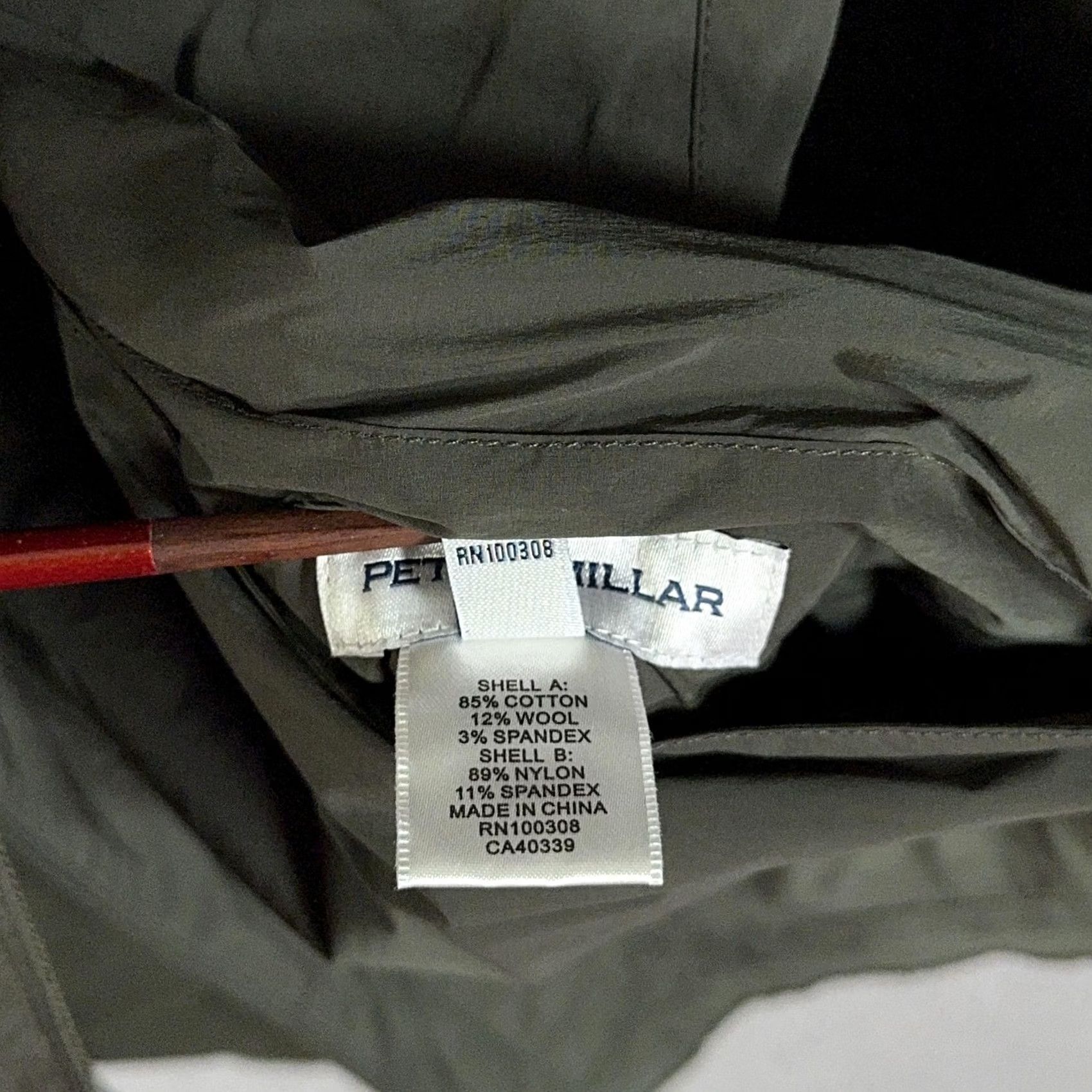 Peter Millar Peter Millar Stowe Reversible Safari Jacket Mens Large Olive Cotton wool Blend Size US L / EU 52-54 / 3 - 7 Thumbnail