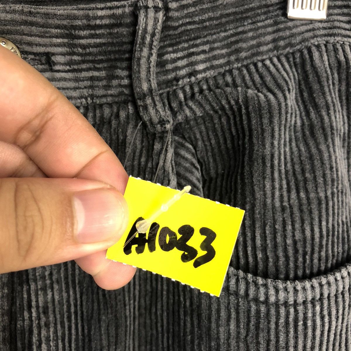 Japanese Brand Japanese Brand Black Conduroy Pants #A1033 Size 26" / US 2 / IT 38 - 9 Thumbnail