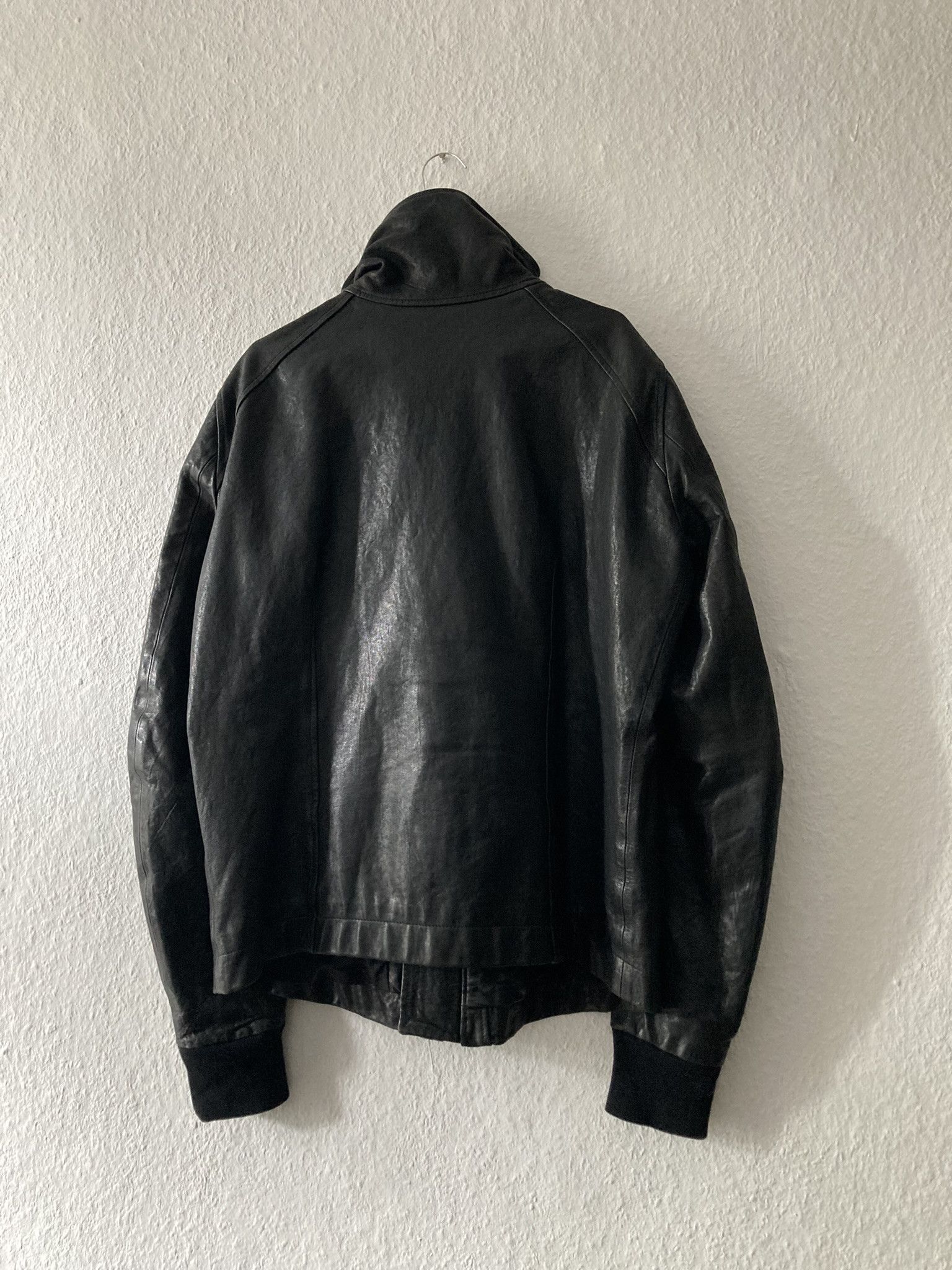 Rick Owens F/W 09 "CRUST" Hammered Lamb Leather Intarsia Jacket XL Size US XL / EU 56 / 4 - 10 Thumbnail
