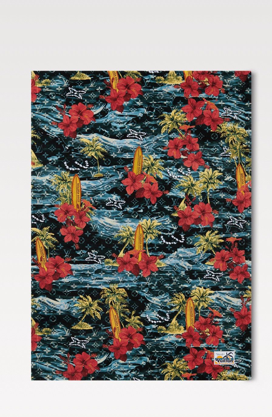 Louis Vuitton × Pharrell MONOGRAM PRINT BEACH TOWEL Size ONE SIZE - 3 Thumbnail