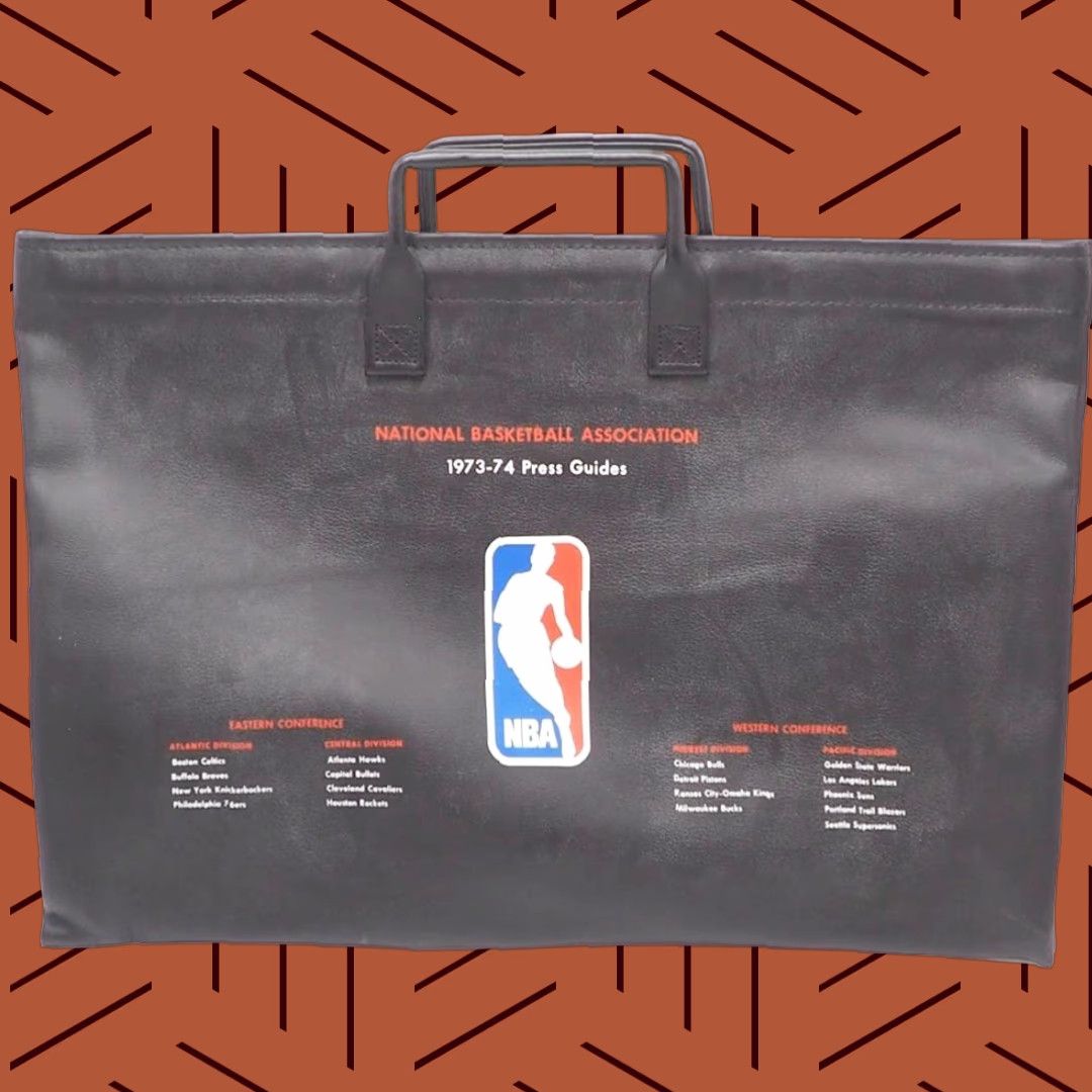 NBA VINTAGE NBA Briefcase/Attache Laptop Bag 1973-1974 Faux Leather Black Unbranded Unisex Adults 17in 11in Appliances? Size ONE SIZE - 1 Thumbnail