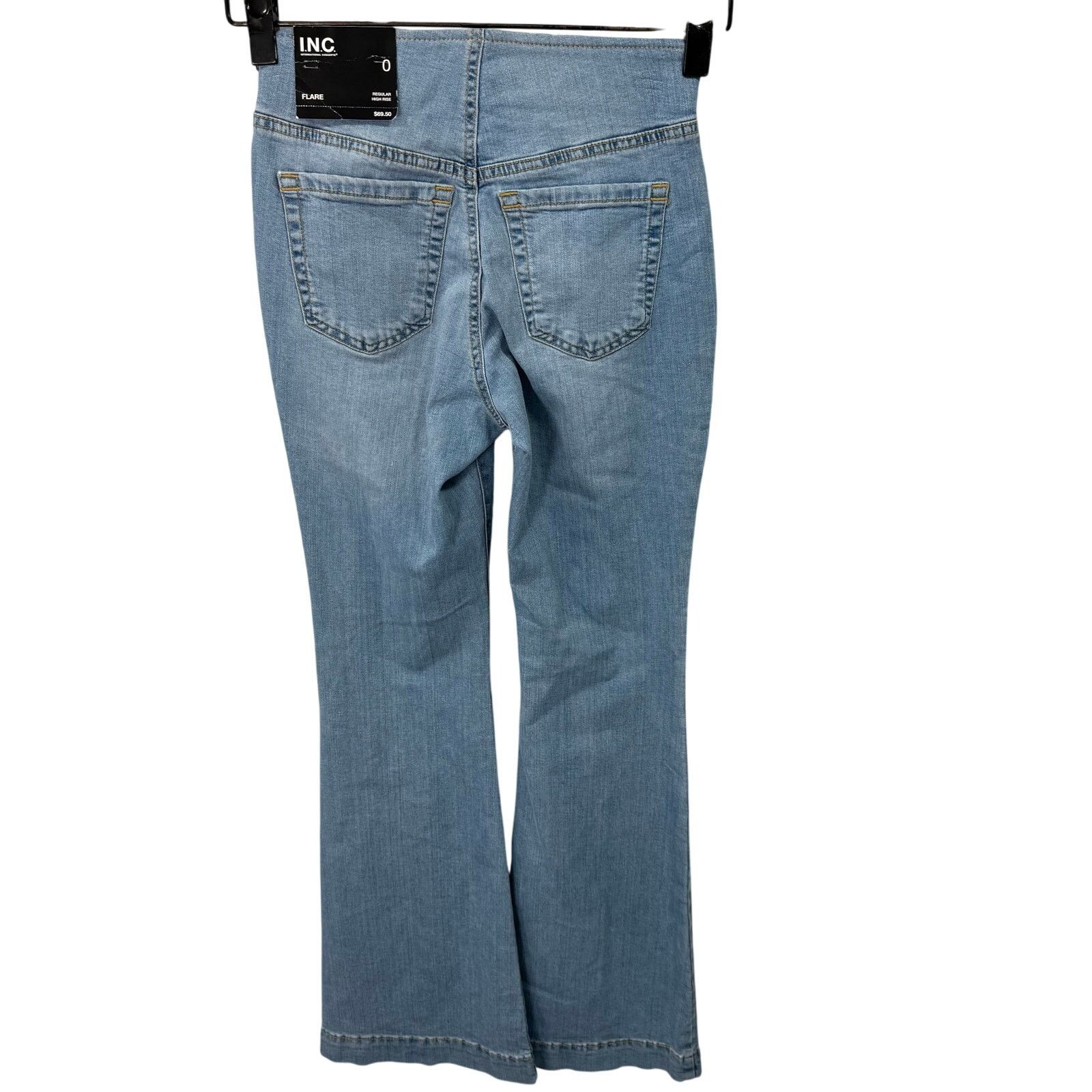 Macys INC International Concepts Jeans 0 Pull On Flare NEW #G621 Size 25" / US 0 / IT 36 - 5 Thumbnail