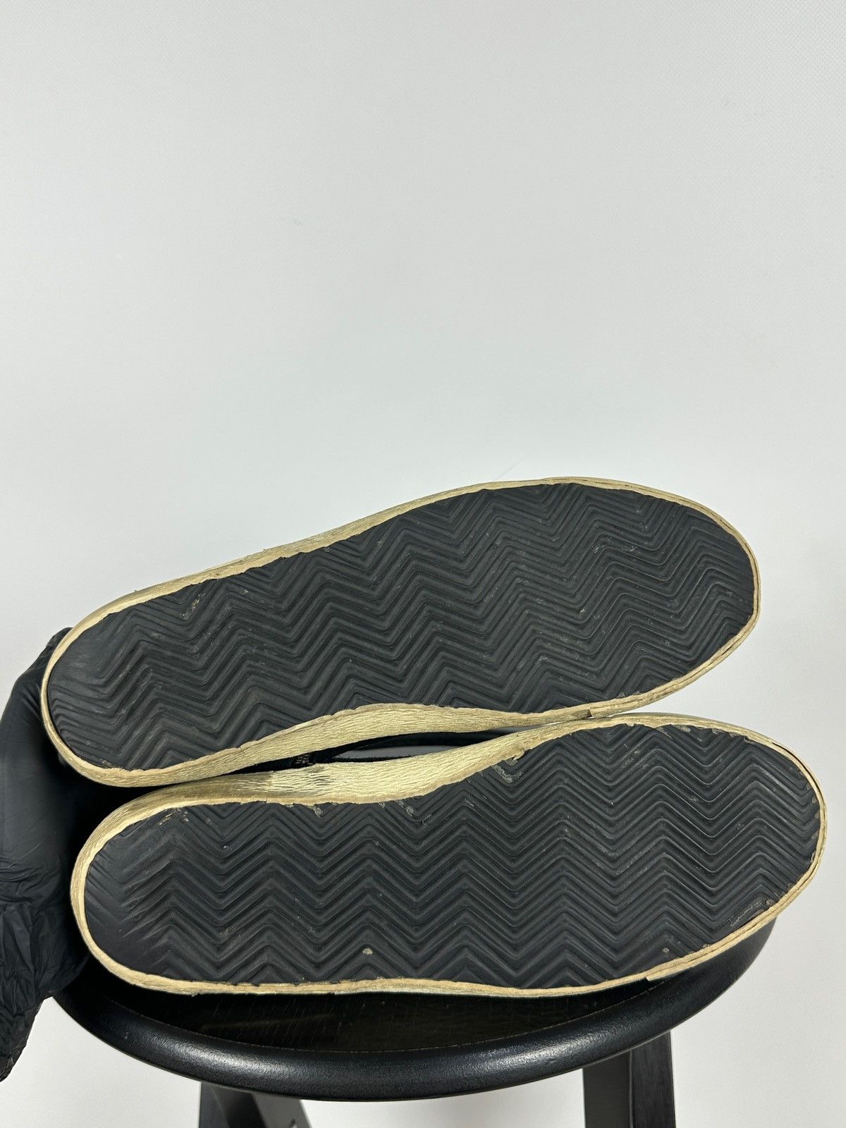 Golden Goose Golden Goose Francy Black Suede High Top Sneakers Size US 7 / EU 40 - 23 Thumbnail