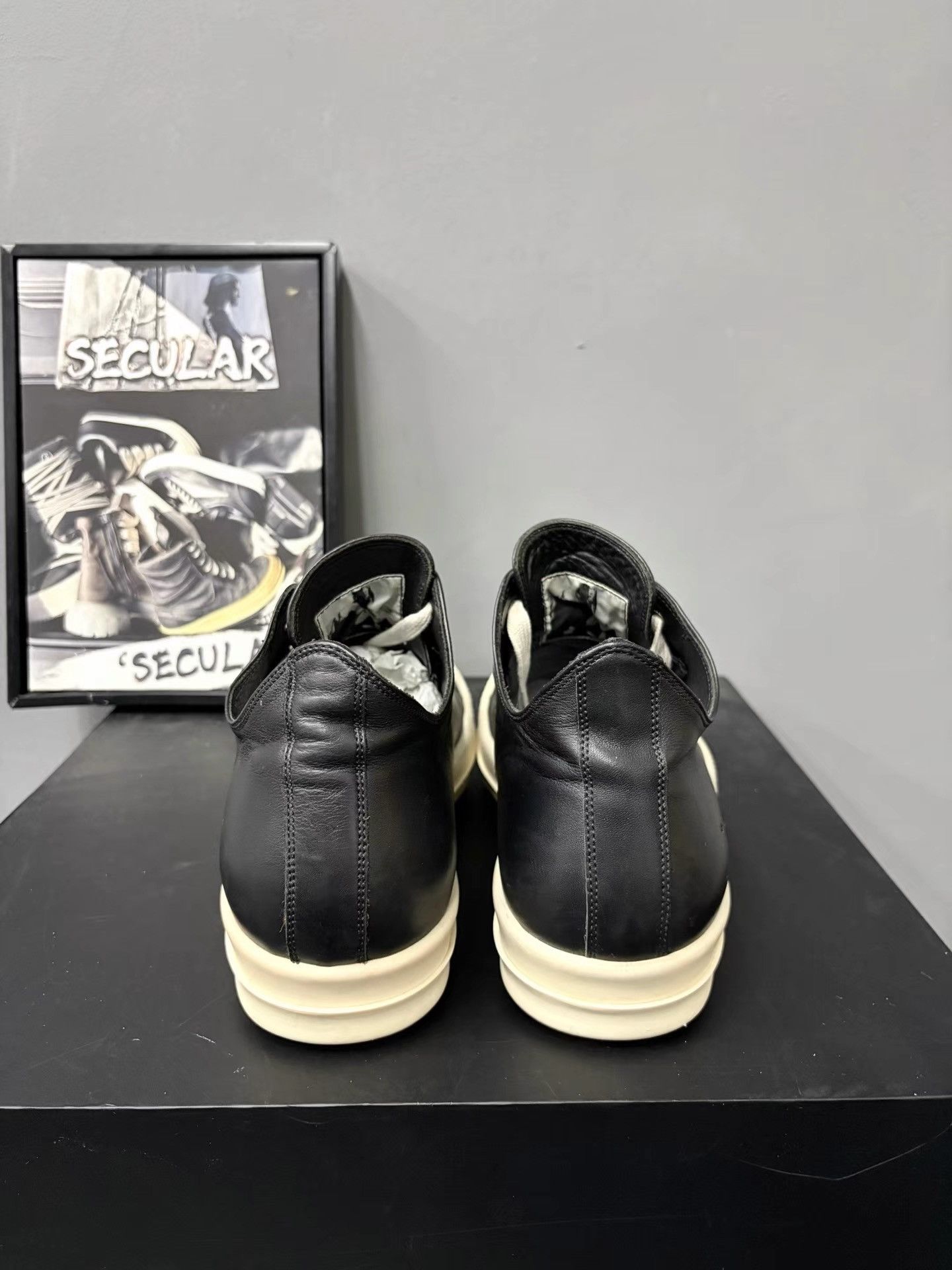 Rick Owens Rick Owens Mainline Leather Sneakers K34 Size US 9 / EU 42 - 4 Thumbnail