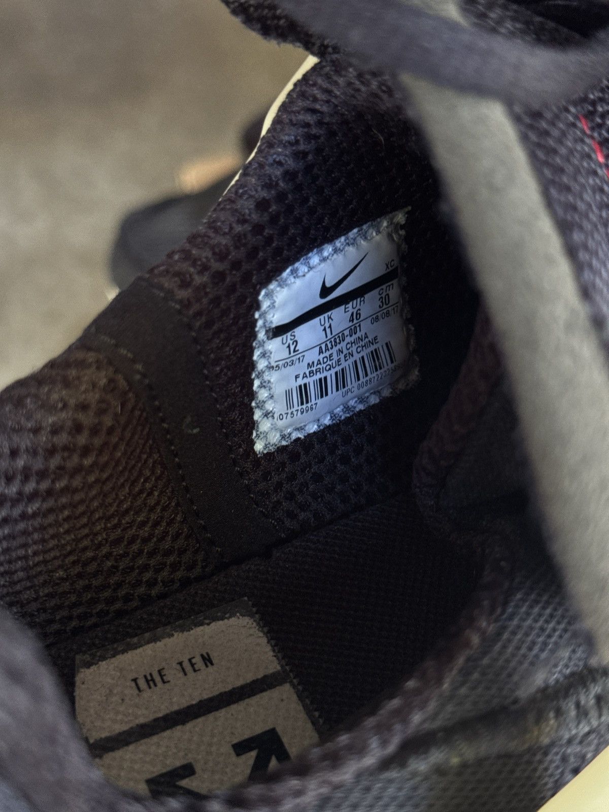 Nike × Off-White 2017 The Ten Off-White Nike Air Presto OG Size 12 Size US 12 / EU 45 - 5 Thumbnail
