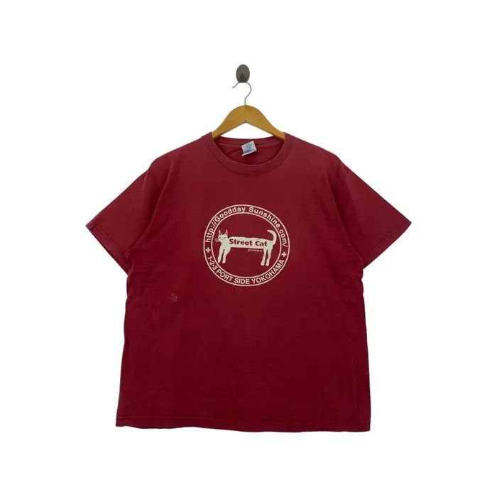 Vintage STREET CAT YOKOHAMA Katsumi Good Day Sunshine Tee Shirt Size L / US 10 / IT 46 - 1 Thumbnail