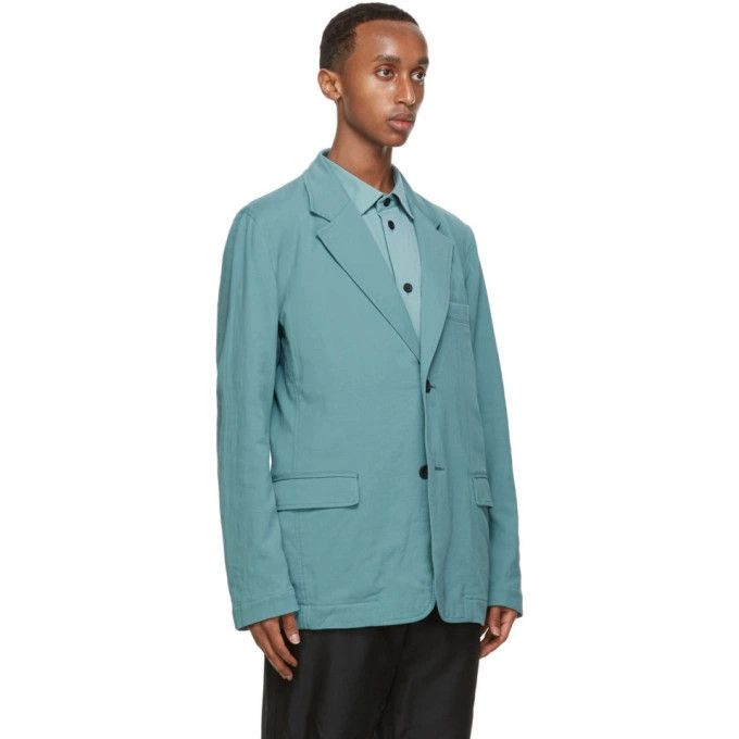 Issey Miyake o1mle0125 Dfc - H Blazer in Blue Size US XXL / EU 58 / 5 - 2 Thumbnail
