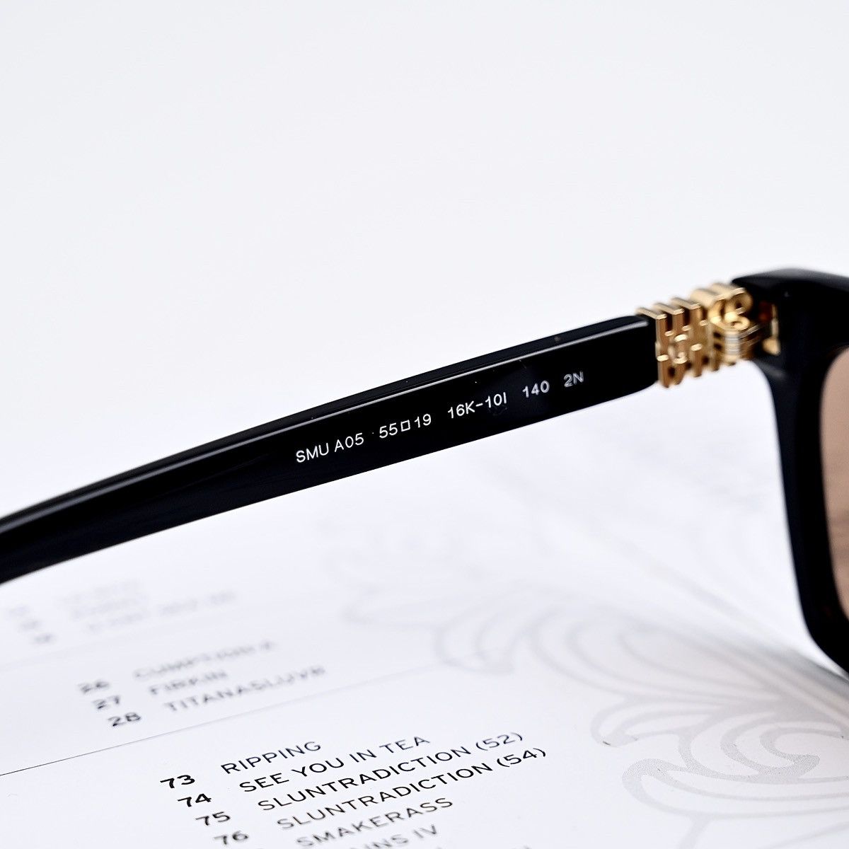 Miu Miu MIU MIU 0MU A05S SUNGLASSES Size ONE SIZE - 8 Thumbnail