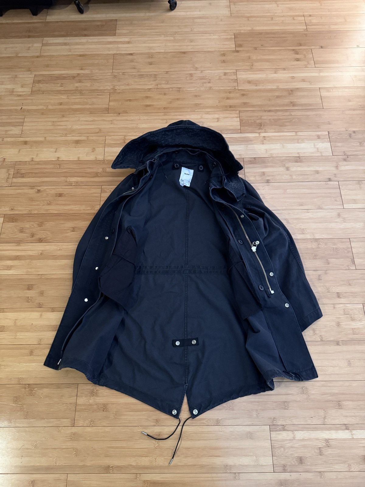 Haven Washed Black denim fish tail parka Size US M / EU 48-50 / 2 - 2 Thumbnail