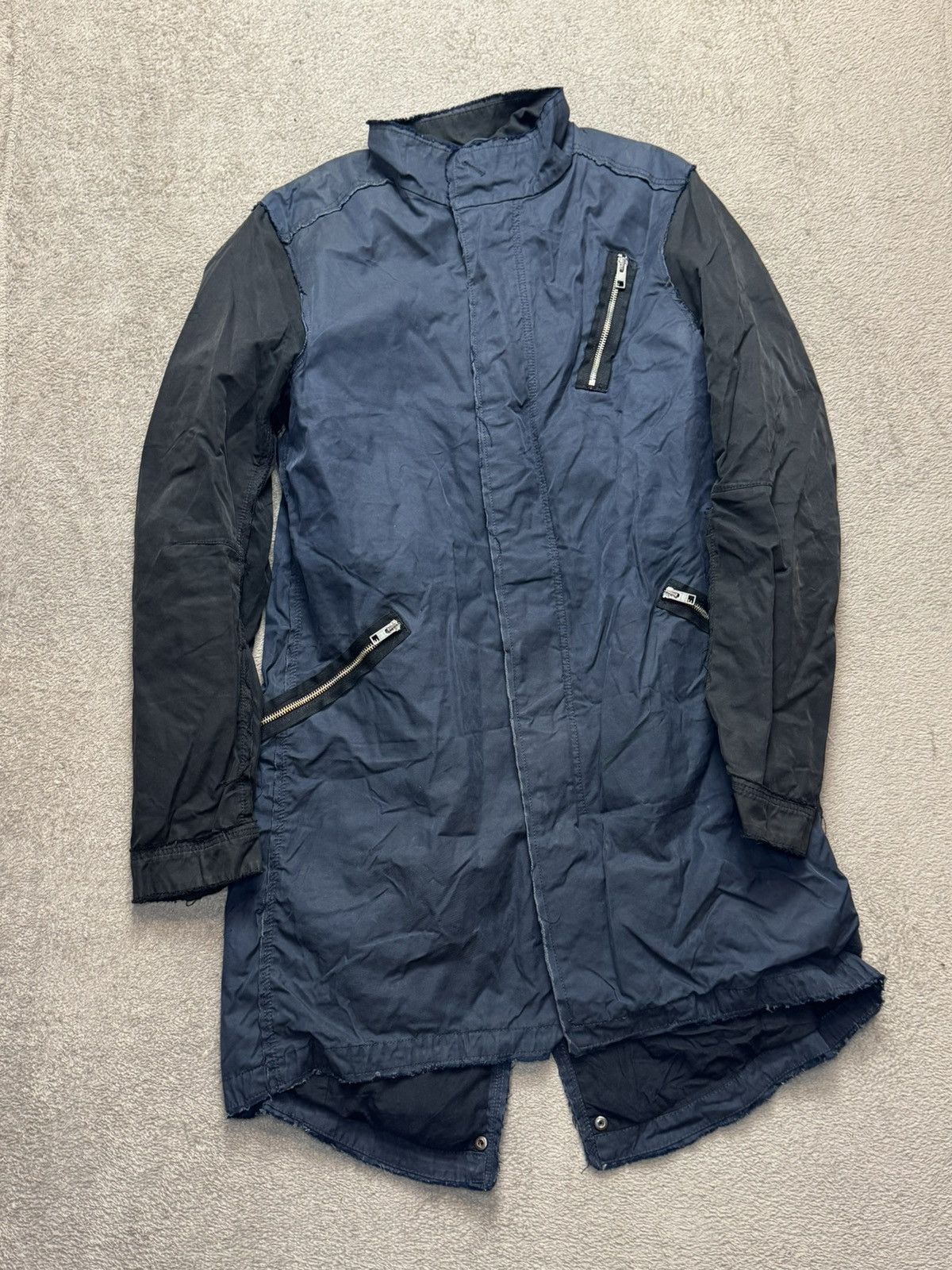 Japanese Brand Allsaints Avant Garde Parka Jacket LGB Yohji Yamamoto styled Size US L / EU 52-54 / 3 - 2 Thumbnail