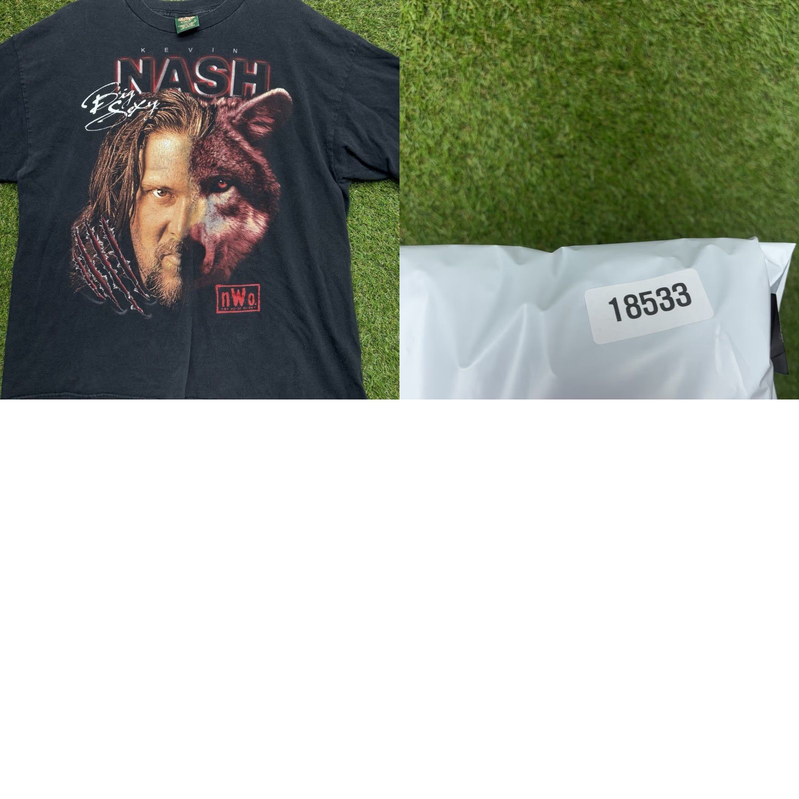 Vintage VINTAGE NWO Wrestling Shirt Mens XL Kevin Nash Wolf Pack Faded 90s WCW 2000s Size US XL / EU 56 / 4 - 8 Thumbnail