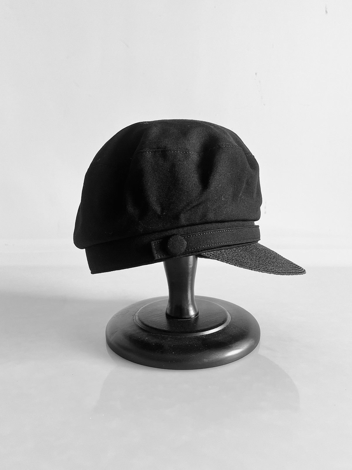 Yohji Yamamoto Yohji Yamamoto - W/GABARDINE STRAP SAILOR CAP Size ONE SIZE - 9 Thumbnail