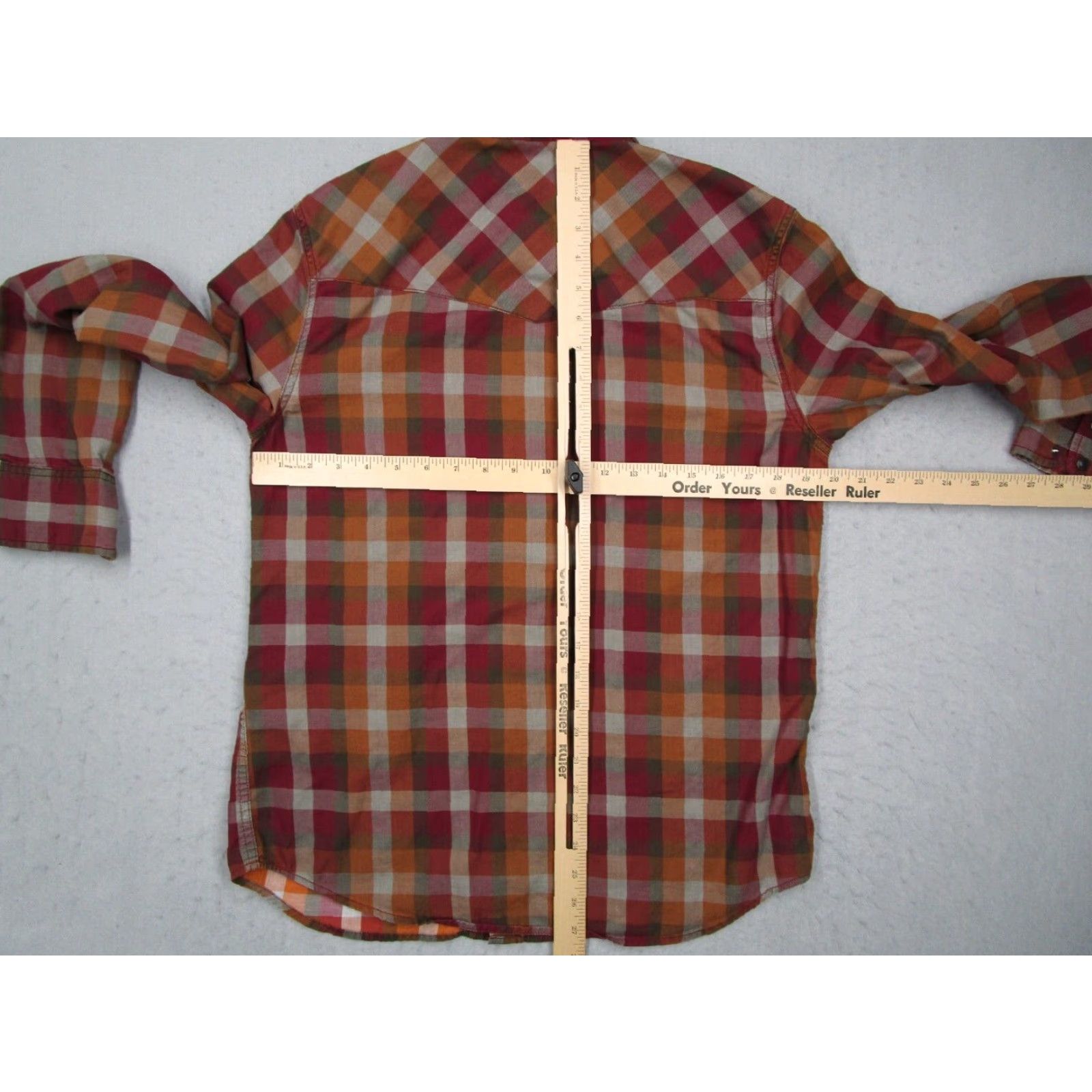 Levi's Levi's Shirt Mens Medium Brown Modern Fit Button-Up Pearl Snaps Rancher Work Size US M / EU 48-50 / 2 - 5 Thumbnail