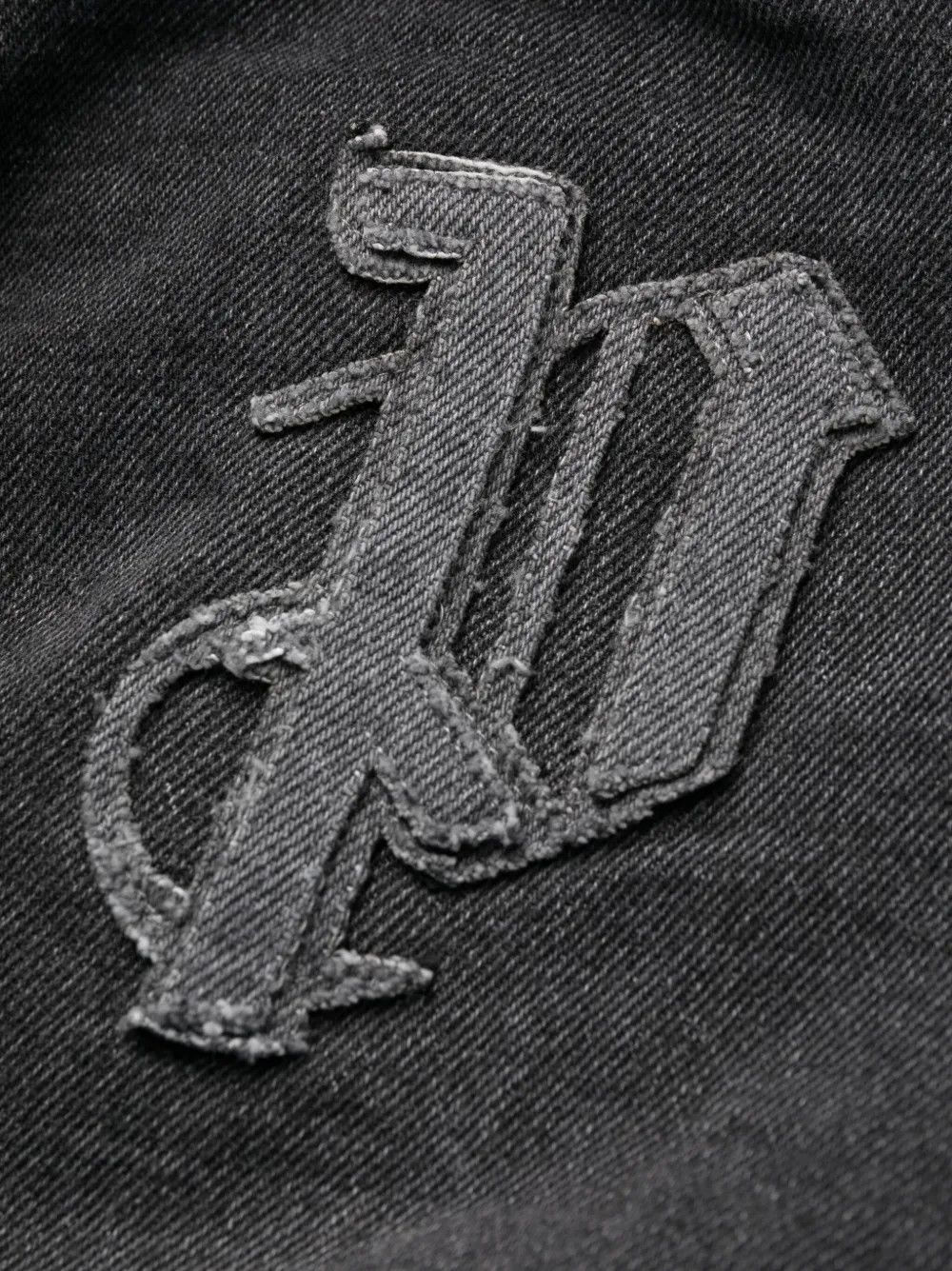 Palm Angels o1y0325 Logo Denim Pant in Black Size US 30 / EU 46 - 3 Thumbnail