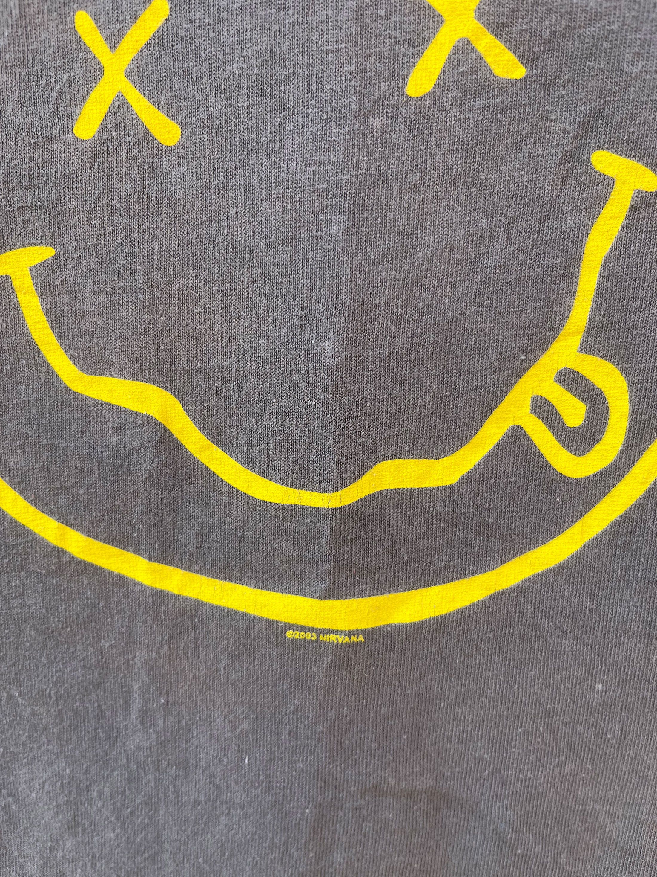 Band Tees Vintage Nirvana Grunge Smiley 90s Iconic Album Size US S / EU 44-46 / 1 - 2 Thumbnail