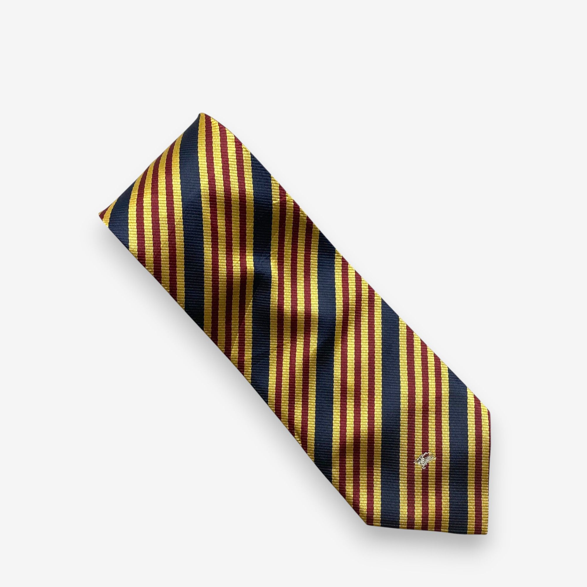 Burberry Vintage Burberry SILK Necktie Cravate Pure Silk Neck Tie Size ONE SIZE - 1 Thumbnail