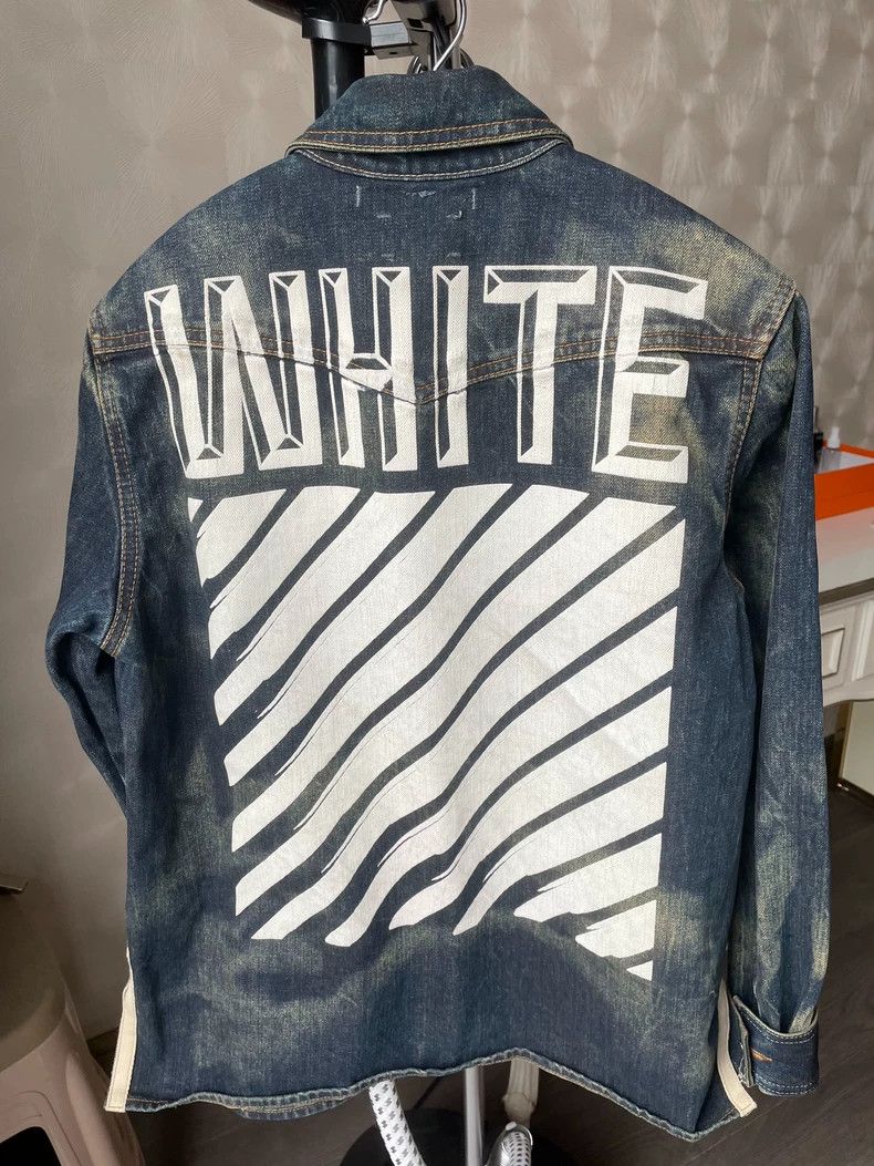 Wacko Maria Wacko Maria Off-White Denim Jacket, XS Size US XS / EU 42 / 0 - 5 Thumbnail