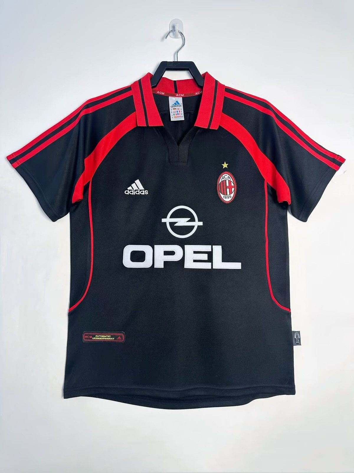 Adidas × Vintage Vintage x AC Milan 2000/2001 Away Kit Size US L / EU 52-54 / 3 - 1 Thumbnail