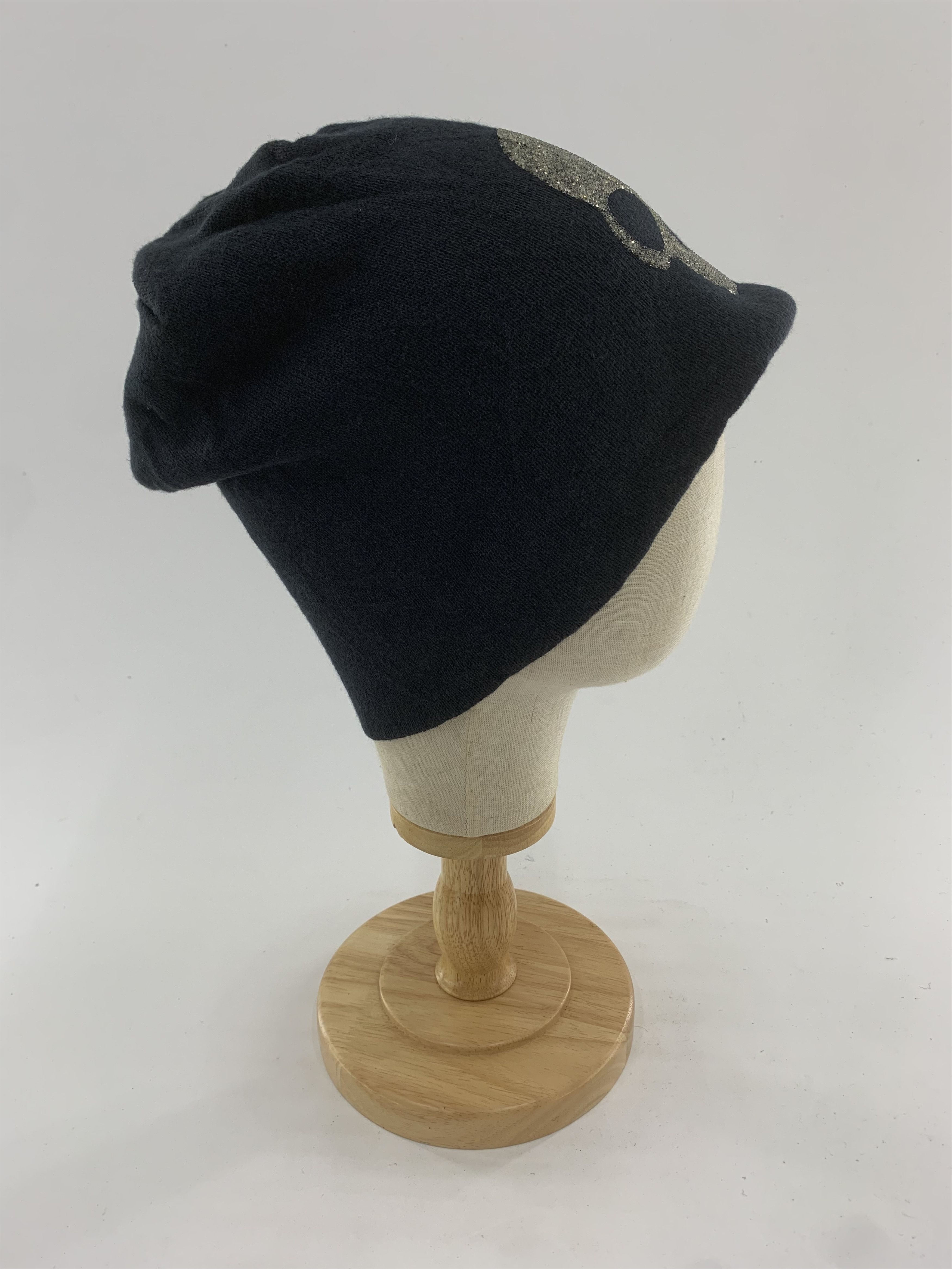 Vintage Skull Beanie Hat Snowcap Size ONE SIZE - 4 Thumbnail