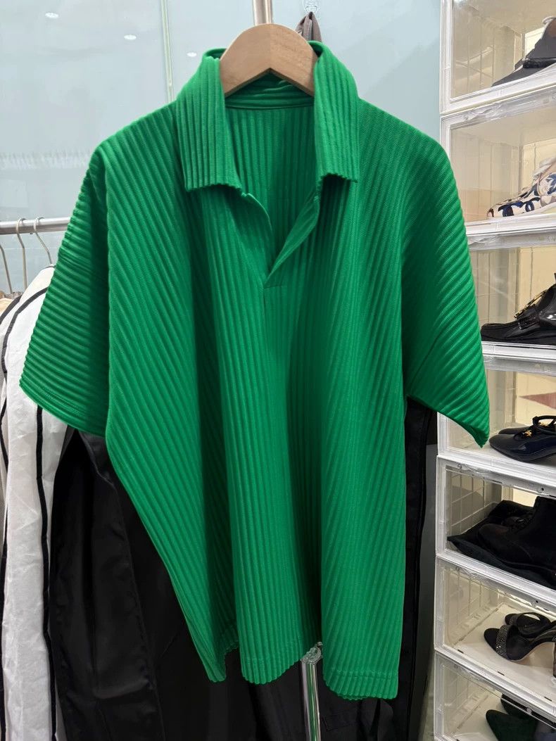 Issey Miyake Homme Plisse Short Polo - dmc
