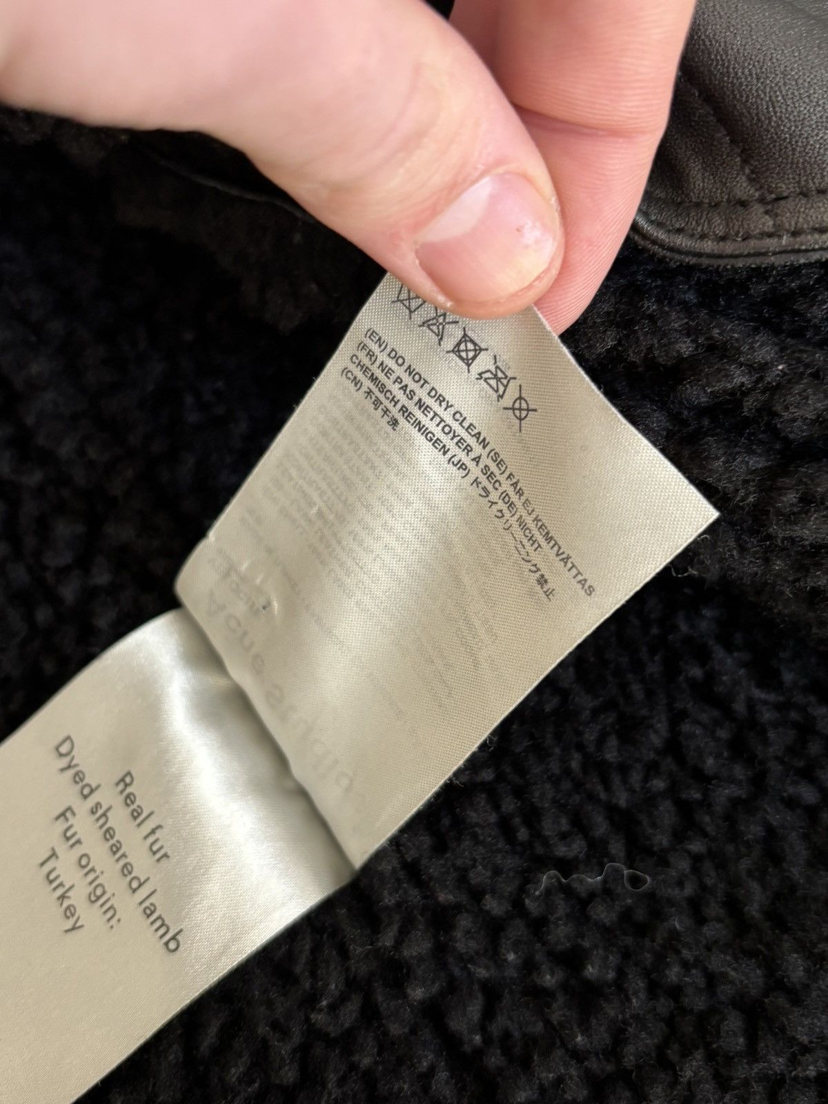 Acne Studios Acne Studios Shearling Leather Oversized Jacket Size XXS / US 00 / IT 34 - 14 Thumbnail