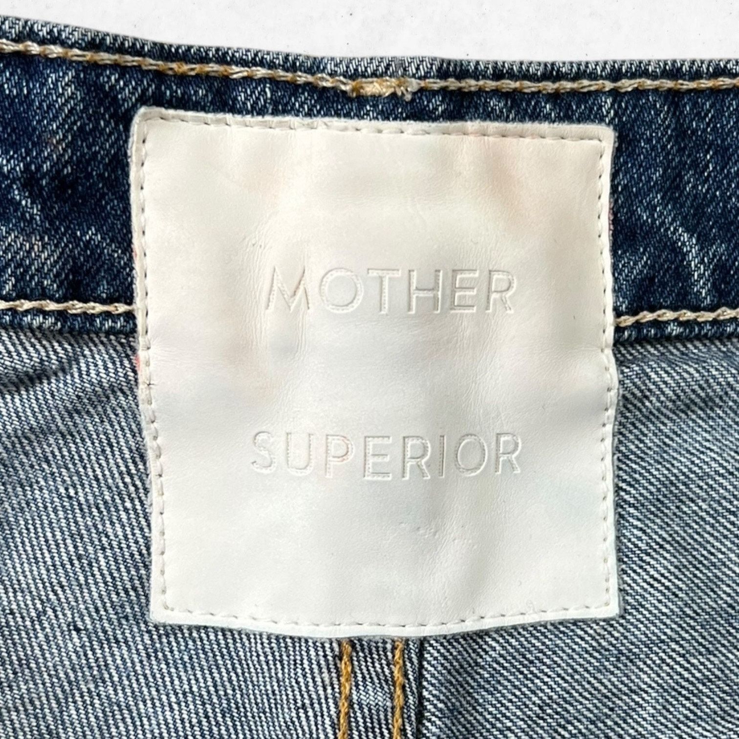 MOTHER Mother Superior The Dazzler Shift Crop Sin and Suffer Sz 25 Size 25" / US 0 / IT 36 - 8 Thumbnail