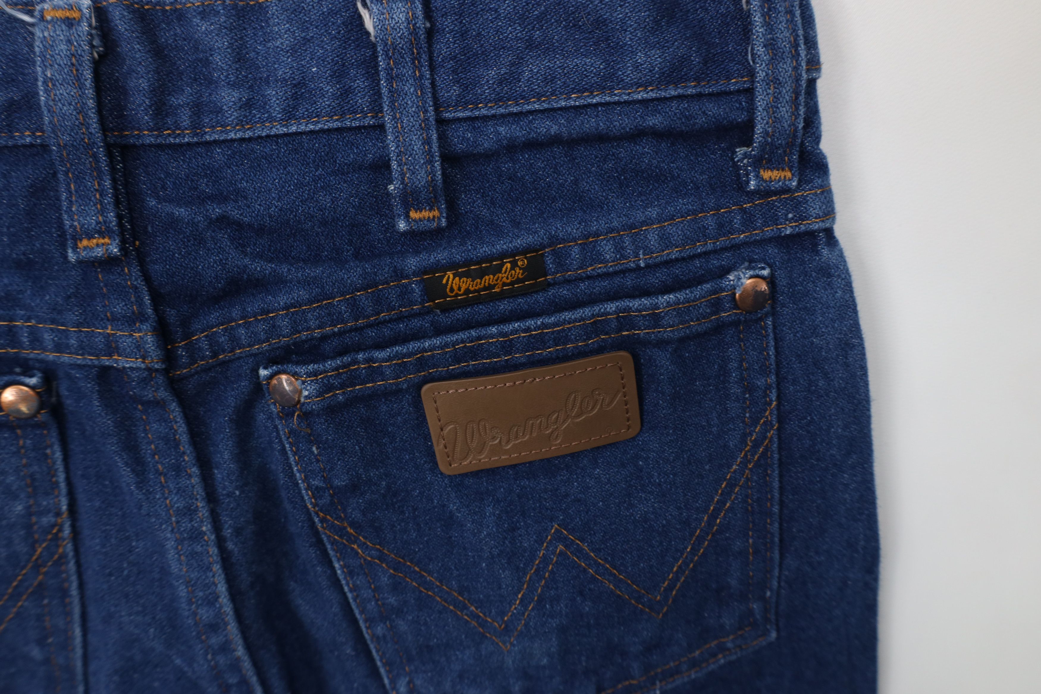 Wrangler Vintage 90s Wrangler Cowboy Straight Leg Denim Jeans Blue Size US 29 - 12 Thumbnail