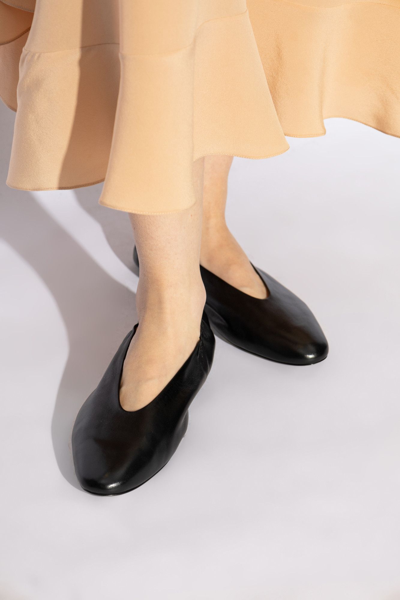 Marsell o1s22i1n1025 Ballerine Train Flats in Black Size US 9 / IT 39 - 3 Thumbnail