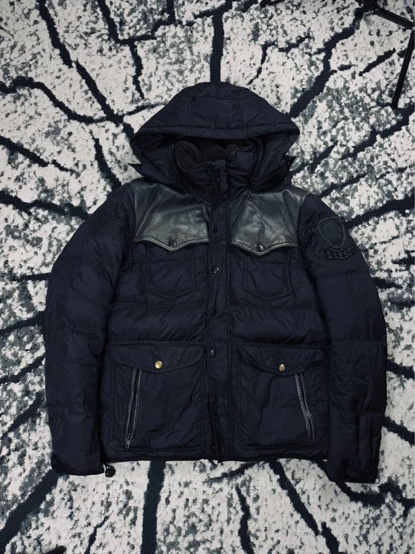 Diesel Diesel puffer jacket black logo XL Size US XL / EU 56 / 4 - 1 Thumbnail
