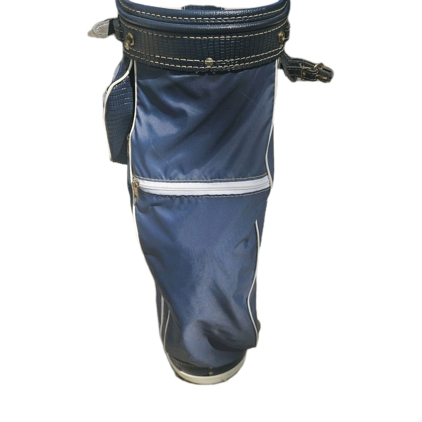 Hot Topic VTG Hot-Z Golf Bag 6 Way Leather & Canvas Rain Cover USA Size ONE SIZE - 3 Thumbnail