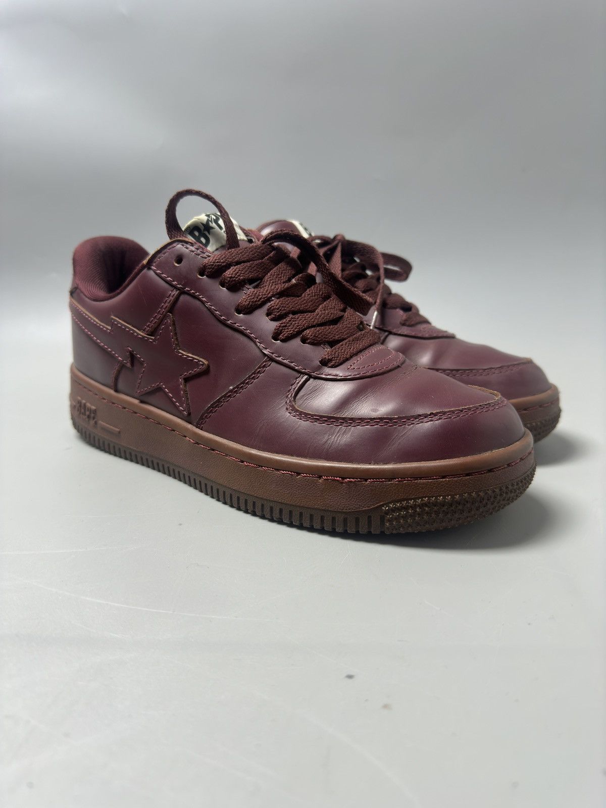 Bape Glass Leather Bapesta Size US 9.5 / EU 42-43 - 1 Thumbnail