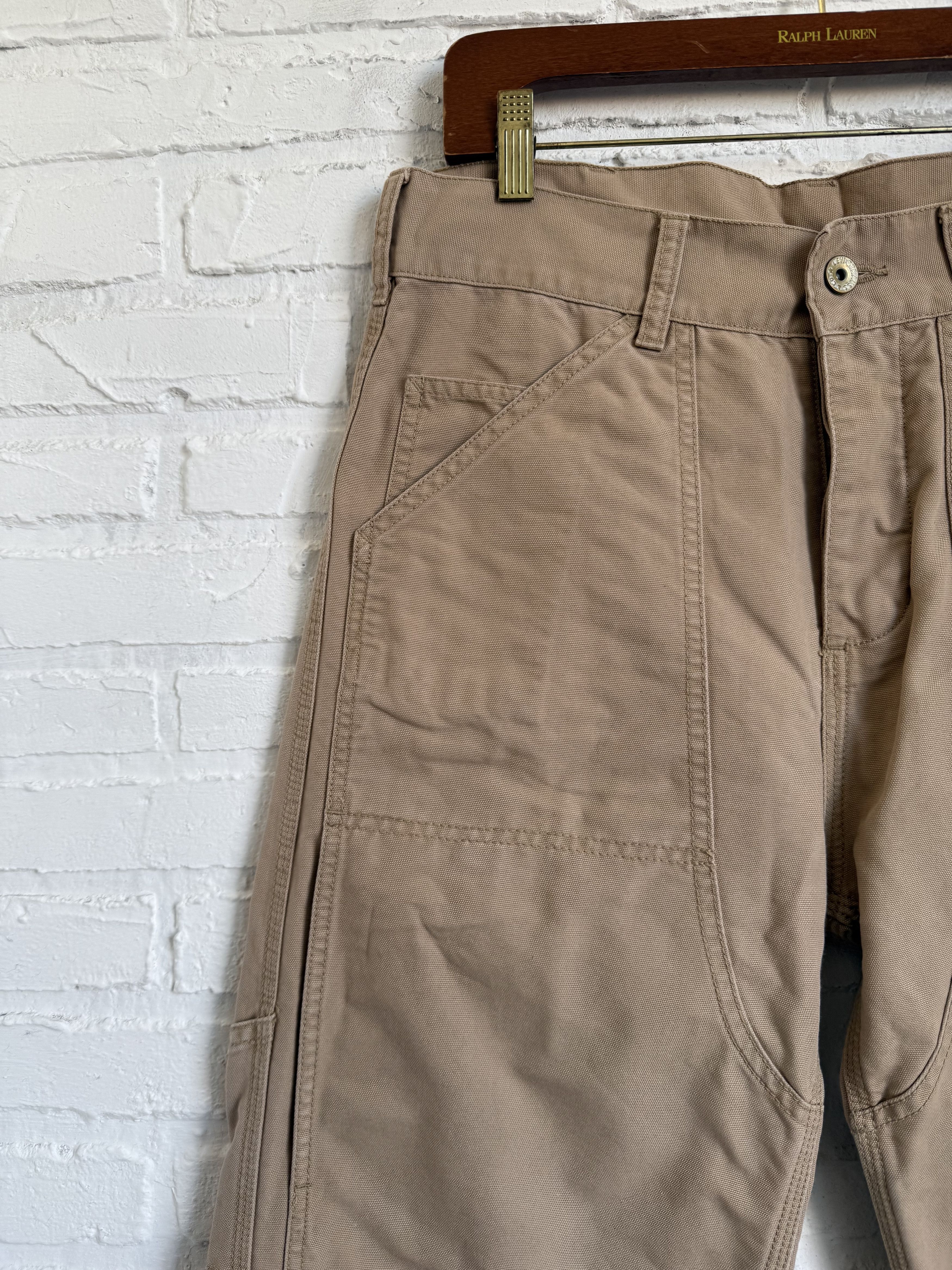 Japanese Brand × Levi's × Levi's Vintage Clothing Vintage Levi’s 591 carpenter cargo work pants Size US 32 / EU 48 - 6 Thumbnail