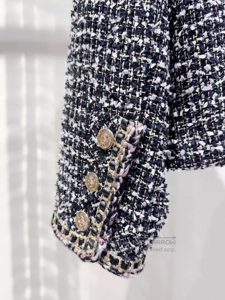 Chanel Chanel 21A Castle Series Craft Workshop Tweed Coat Size XXS / US 00 / IT 34 - 4 Thumbnail