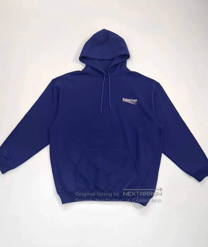 Balenciaga Balenciaga Coca-Cola embroidered hoodie classic blue Size US S / EU 44-46 / 1 - 2 Thumbnail
