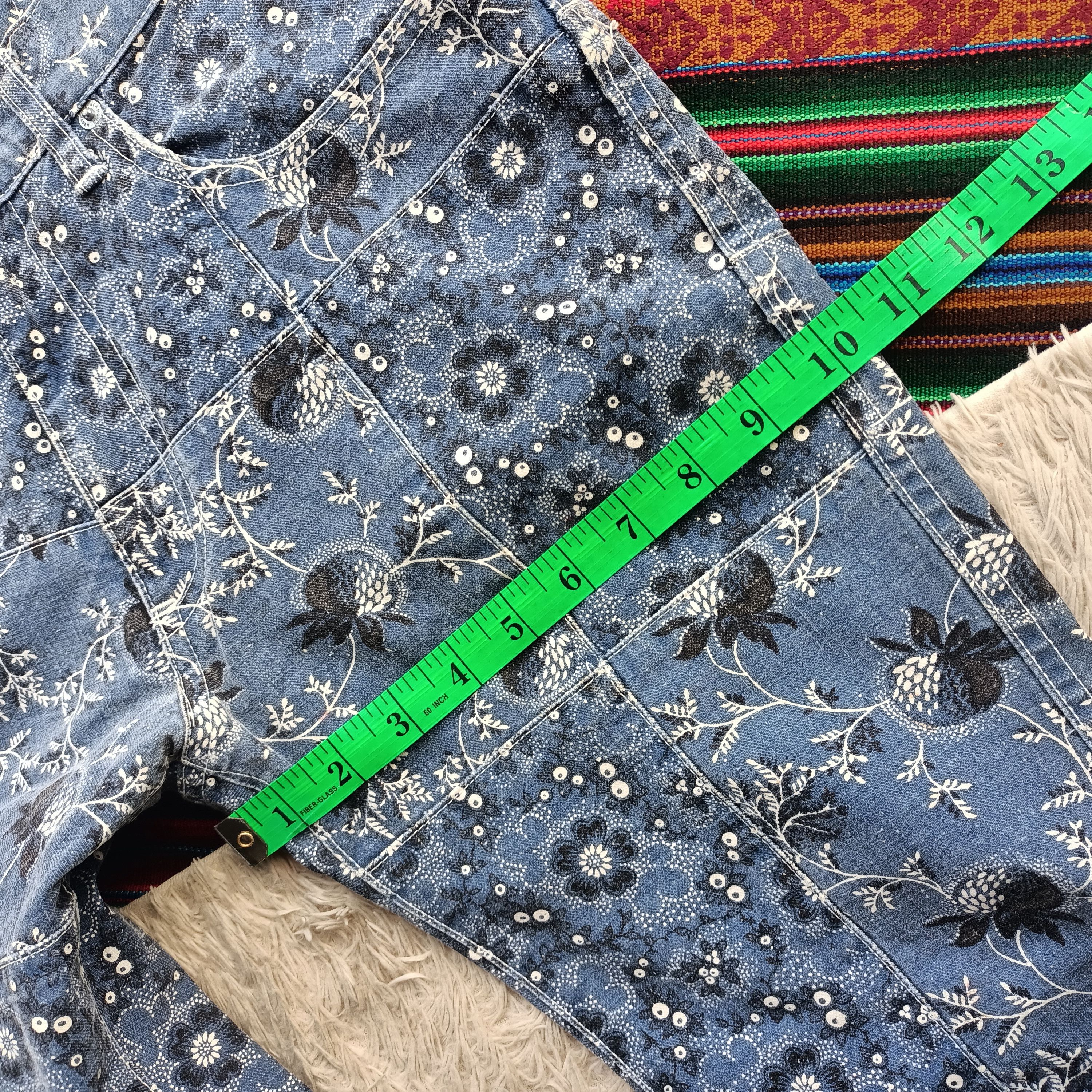 Hysteric Glamour Hysteric Glamour floral patch work flare pants Size US 29 - 13 Thumbnail