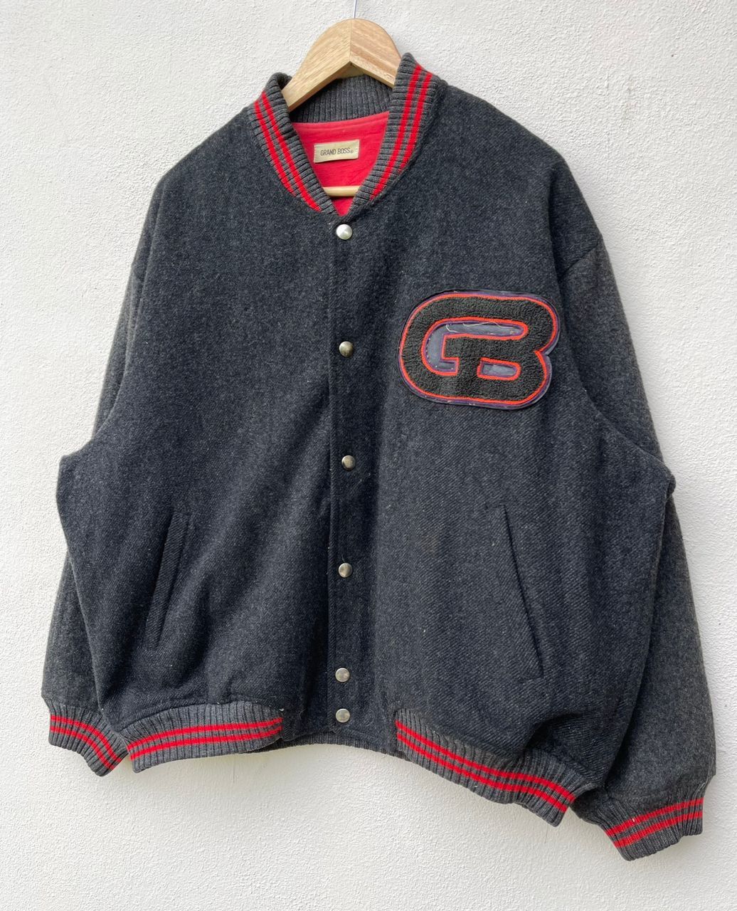 Grand Boss Wool Varsity Jacket
