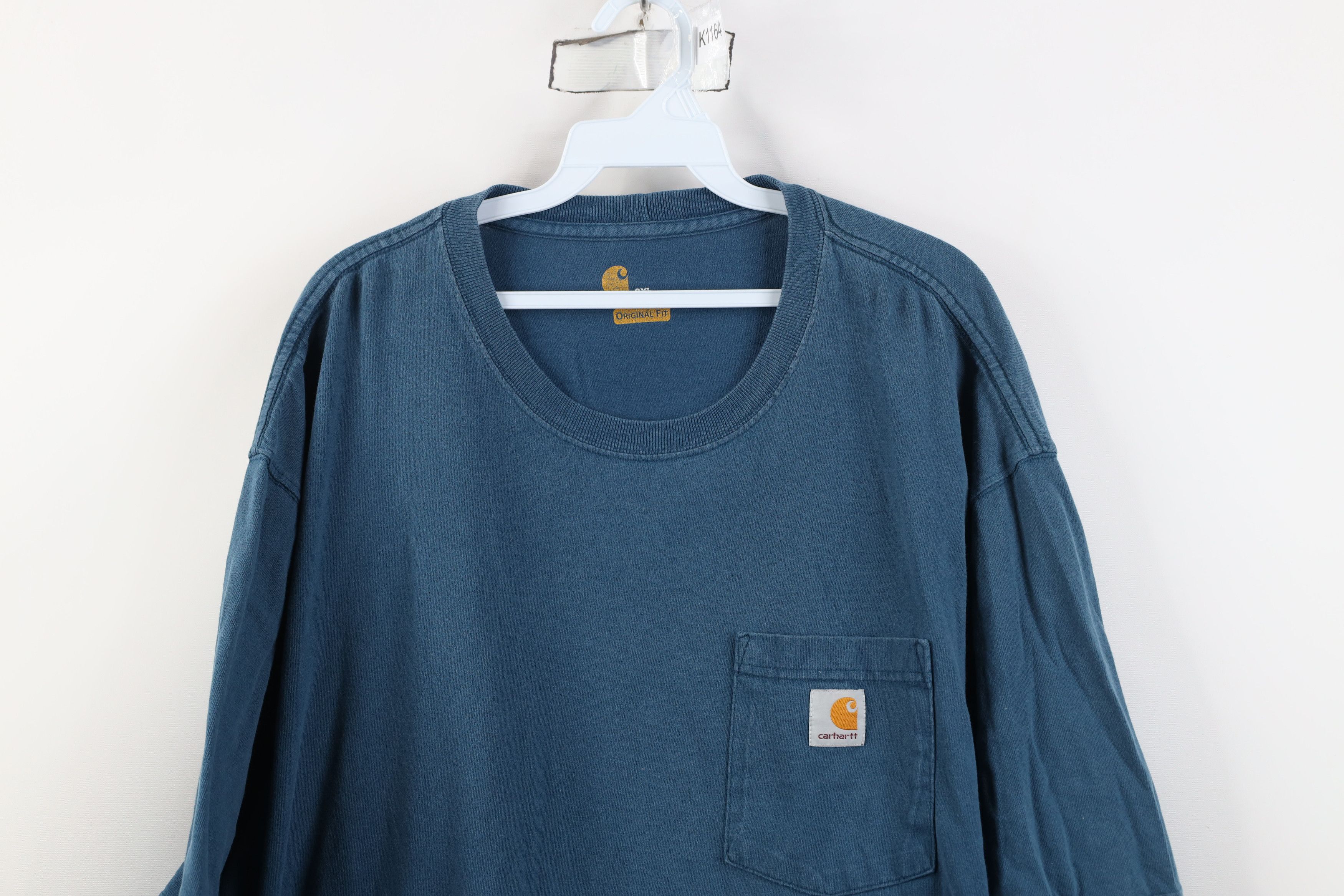 Carhartt Vintage Y2K Carhartt Sun Faded Pocket Short Sleeve T-Shirt Size US XXL / EU 58 / 5 - 2 Thumbnail