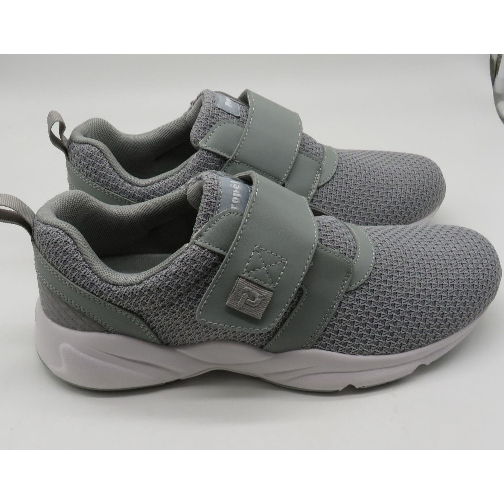 Other Propet Men's Gray Mesh Adjustable Strap Walking Shoes Size 1 Size US 10 / EU 43 - 9 Thumbnail