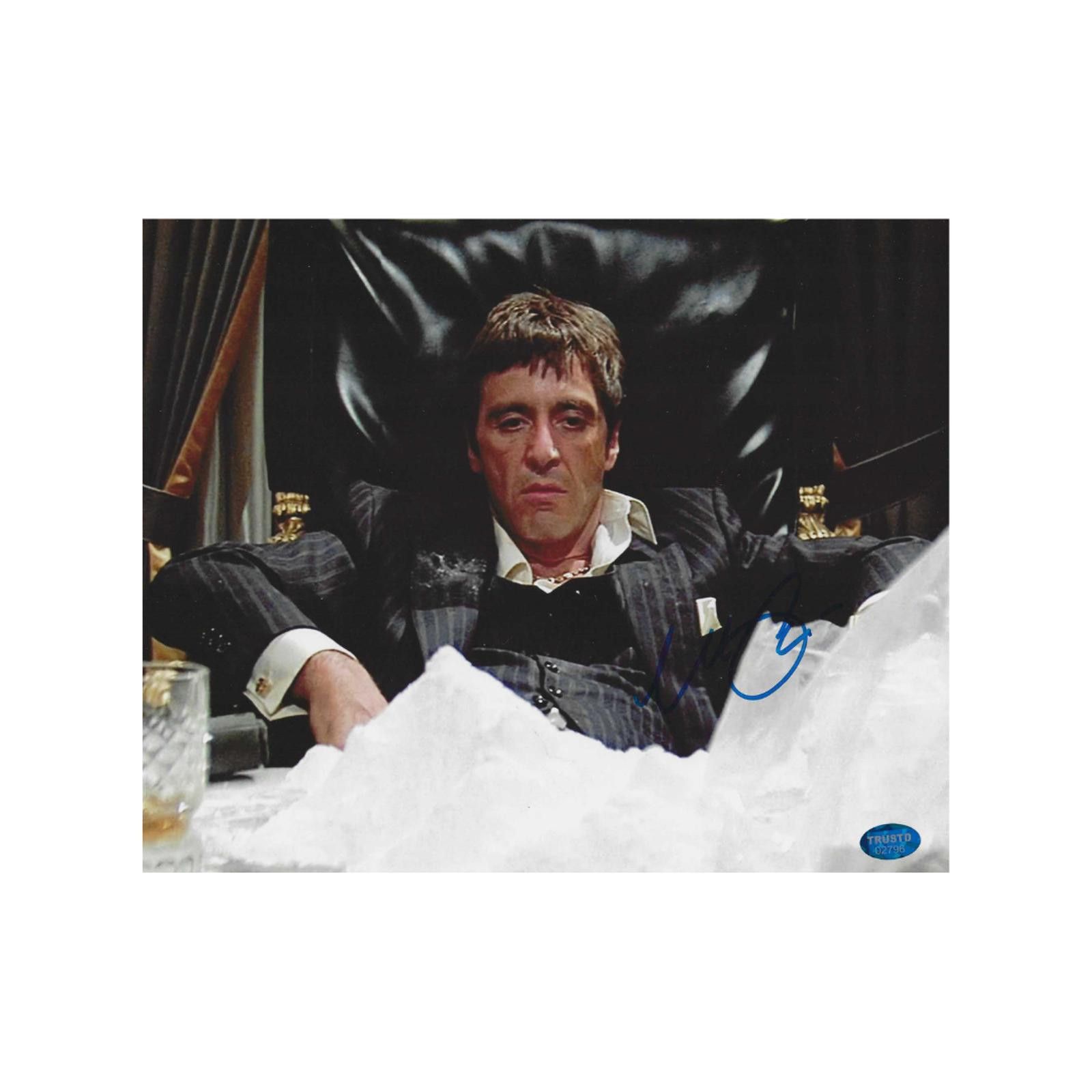 Other Al Pacino "Scarface" autographed 8x10 photo COA W/Frame Size ONE SIZE - 3 Thumbnail