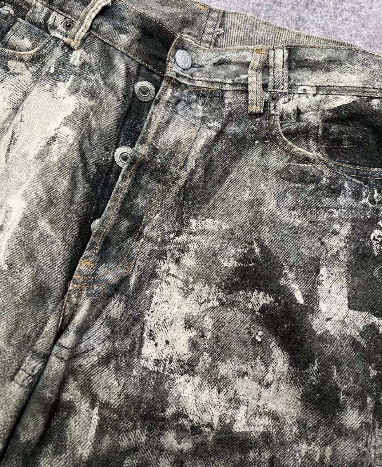 Acne Studios Acne studios splash-ink printing jeans 2409-Nextarrow Size US 32 / EU 48 - 3 Thumbnail