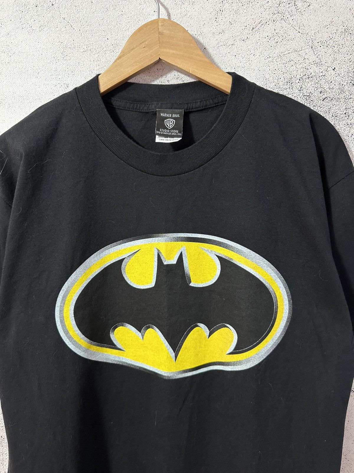 DC Comics × Warner Bros Vintage 1997 Batman DC Comics Big Logo Rare T shirt Size US L / EU 52-54 / 3 - 4 Thumbnail