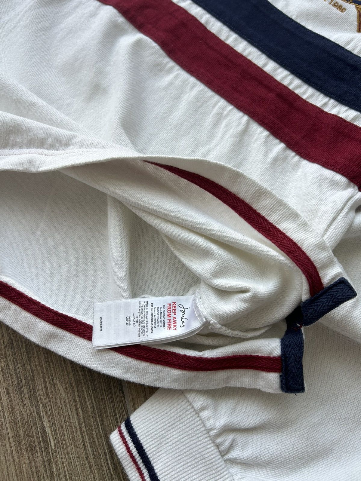 Rugby Ralph Lauren Vintage Joules Great Britain rugby league jersey white Size US L / EU 52-54 / 3 - 6 Thumbnail
