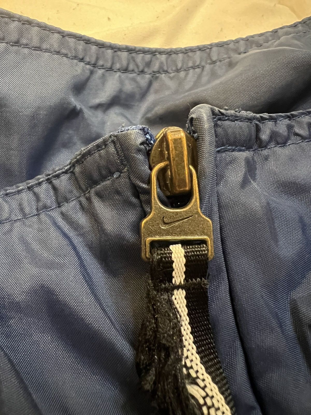 Nike × Vintage Vintage Y2K NIKE Track Suit Navy Jacket Size US L / EU 52-54 / 3 - 4 Thumbnail