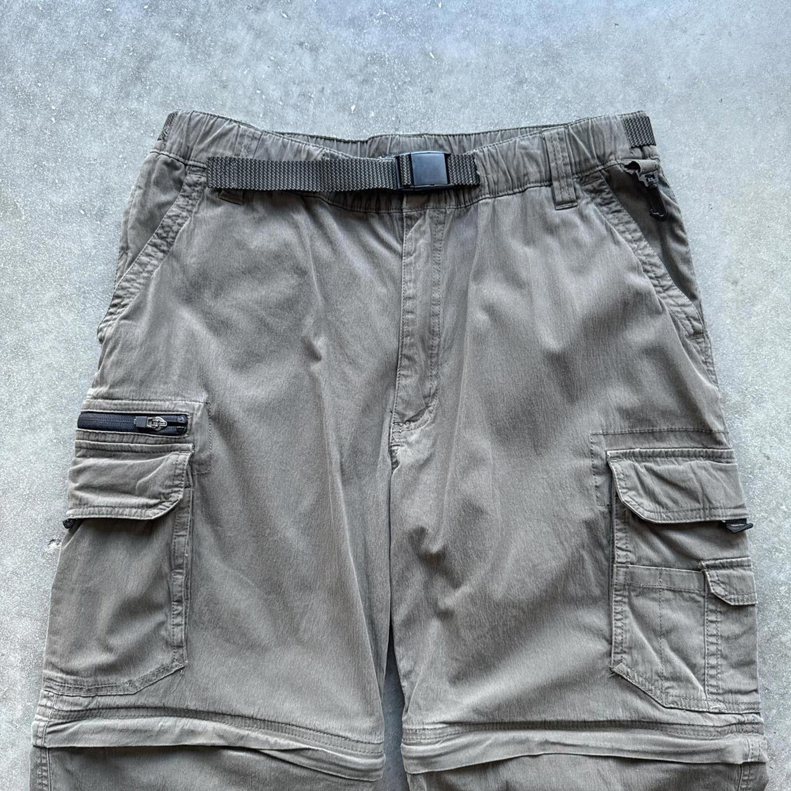 Other Grey And Black Cargo Tactical Pants Turn Into Shorts Size US 34 / EU 50 - 3 Thumbnail