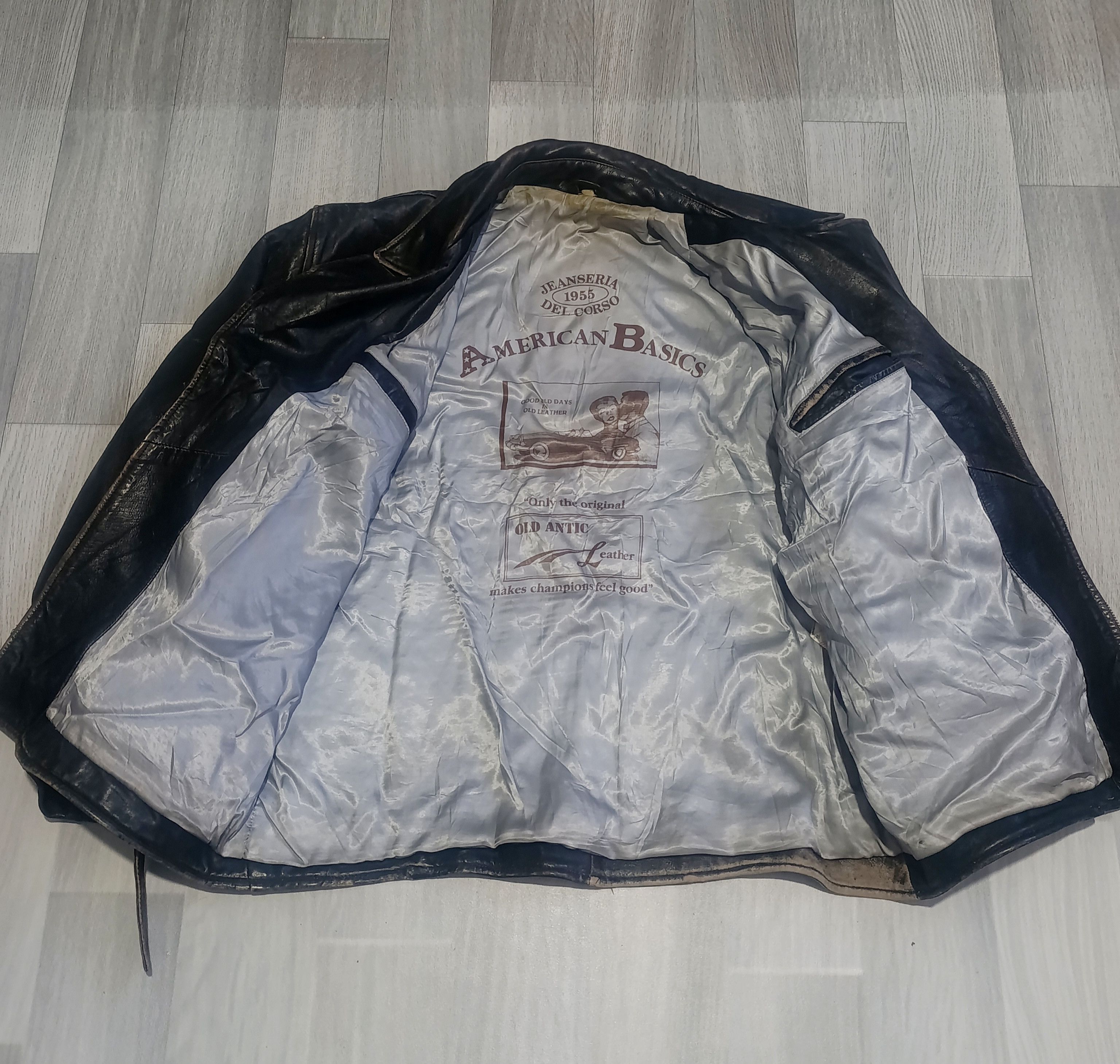 Other Vtg 90s Jeanseria Del Corso American Basics leather Jacket Size US XXL / EU 58 / 5 - 3 Thumbnail