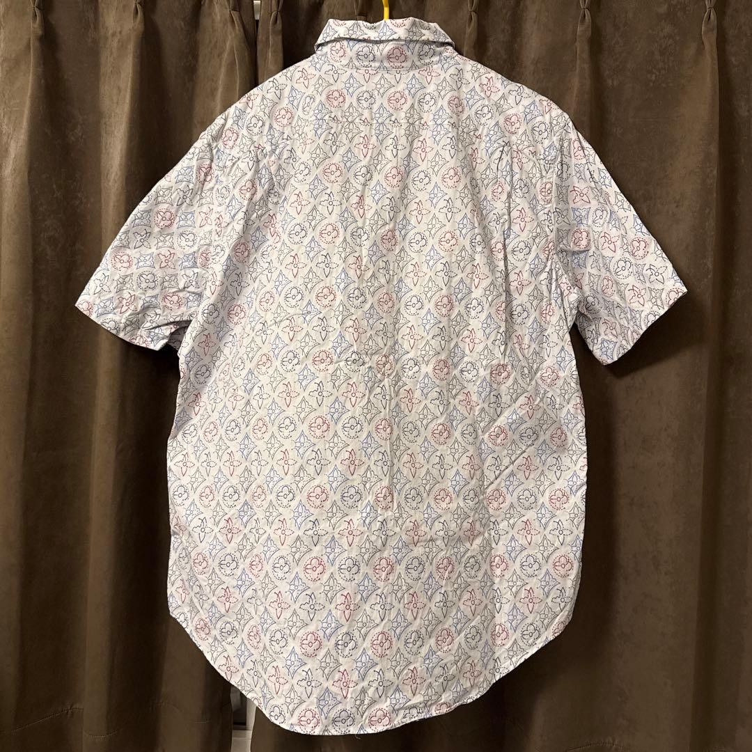Louis Vuitton 21AW Louis Vuitton Monogram Signature Half-Sleeve Shirt Size US XL / EU 56 / 4 - 2 Thumbnail